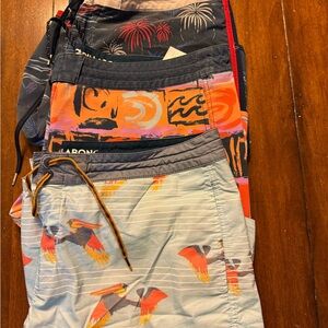 3 Billabong Swim Trunks